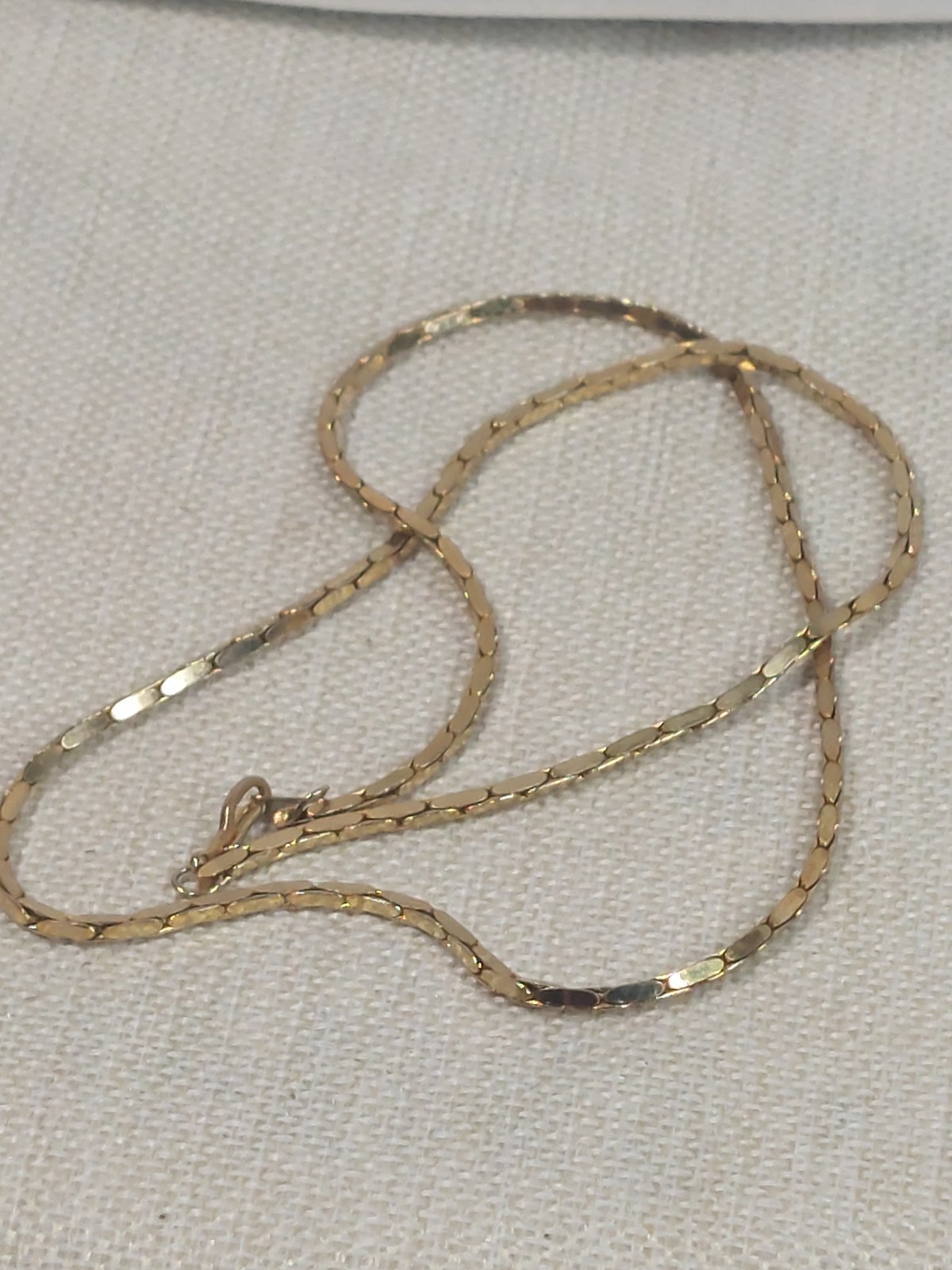 Vintage 14K GP Made in Italy Chain Necklace 23.5″ Quiet Luxury Minimalist 16g