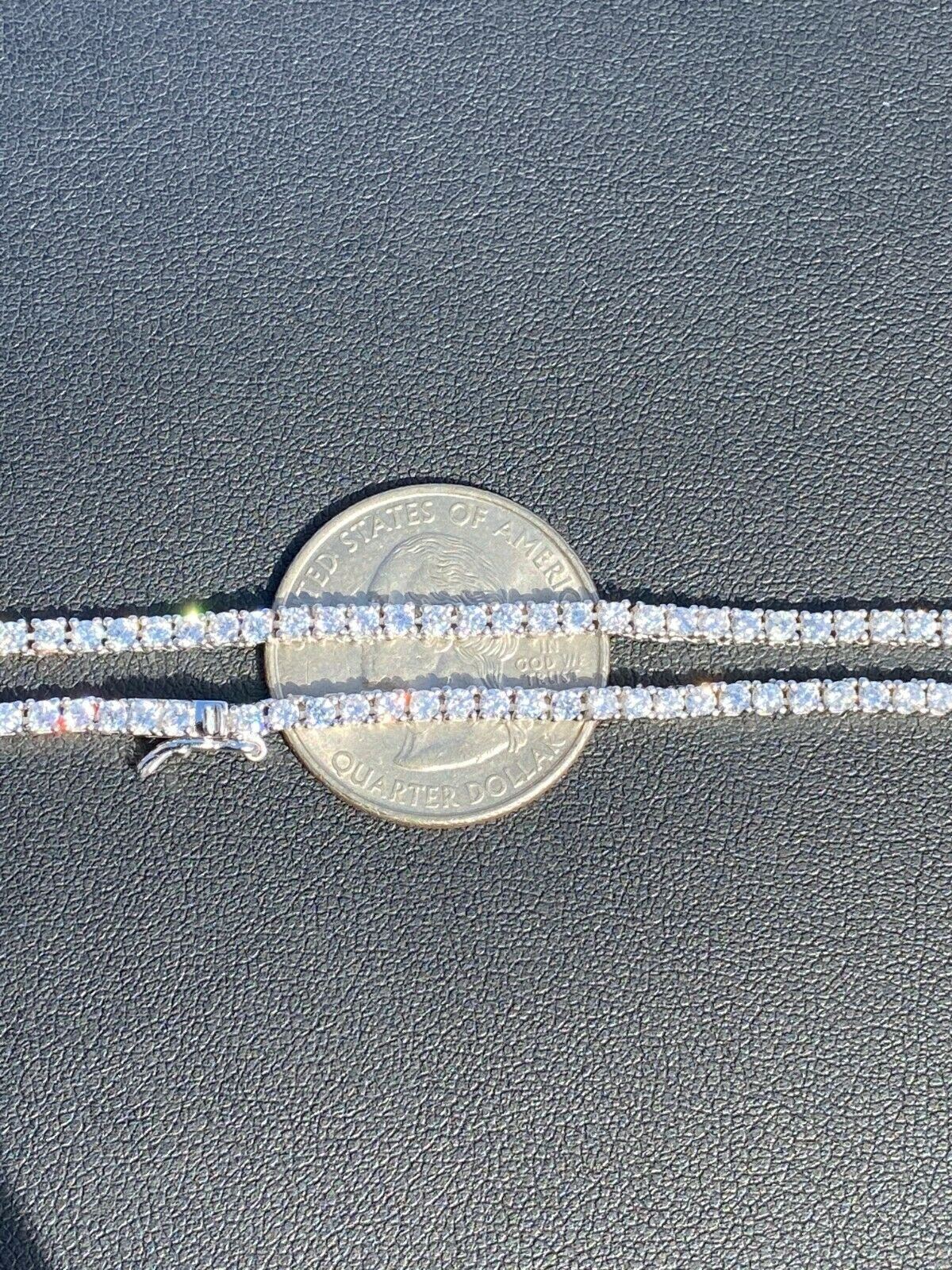 2mm Women Tennis Chain MOISSANITE Necklace Hip Hop Men 925 Sterling Silver GRA