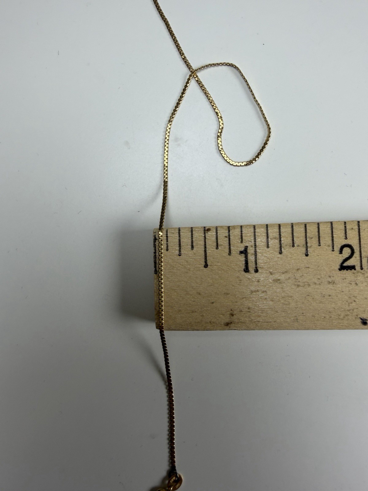 VTG JCM 10K Yellow Gold Natural Diamond Open Heart Pendant 19″ 14k Necklace