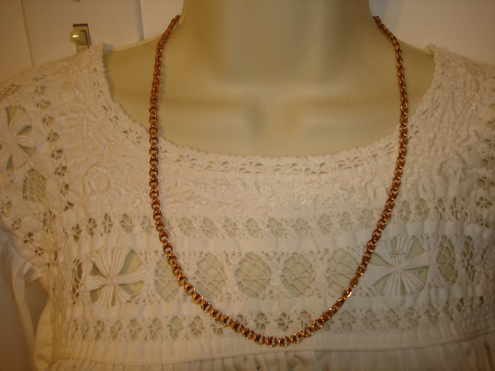 Vtg 18k Yellow Gold France Chain Necklace 23.5″ L / 5.12 mm Wide / 22.6 Grams