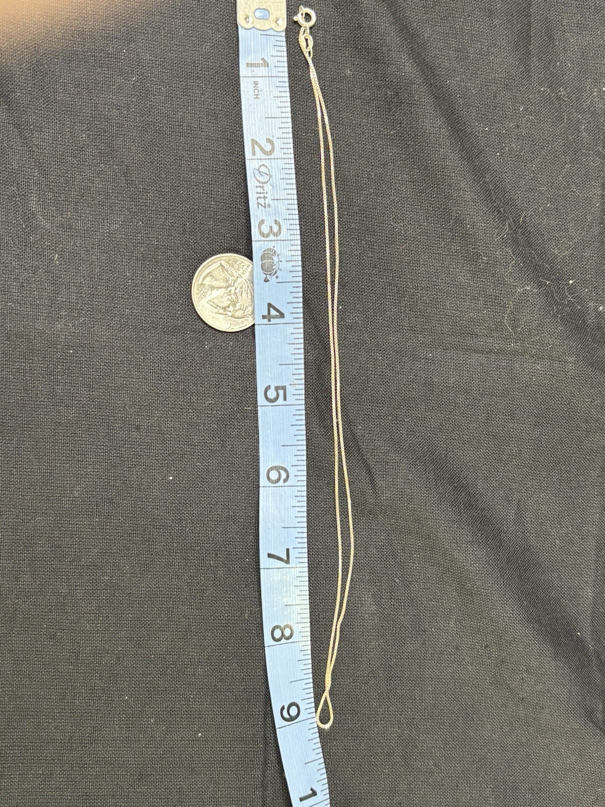 925 Sterling Silver Box Chain Made In Italy 18 In Long