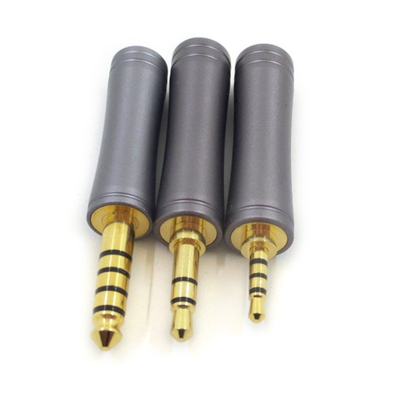 5cm Length Portable Balanced Gold-Plated Adapter Plugs Durable Long-term Use