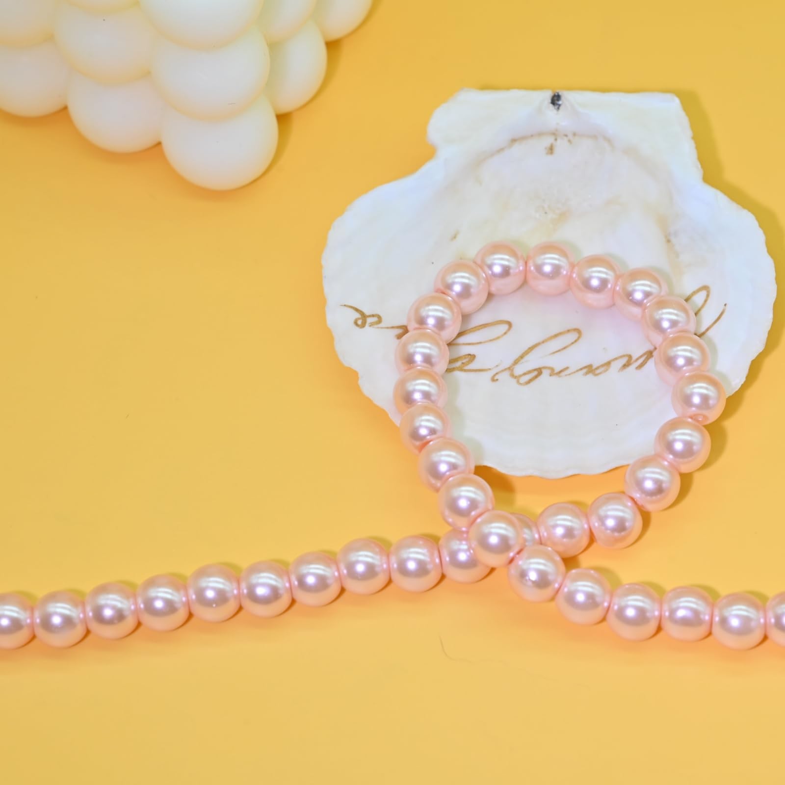 Colorful Mood Choker Baroque Bead Imitation Pearls Necklace, Women, Adults – 06