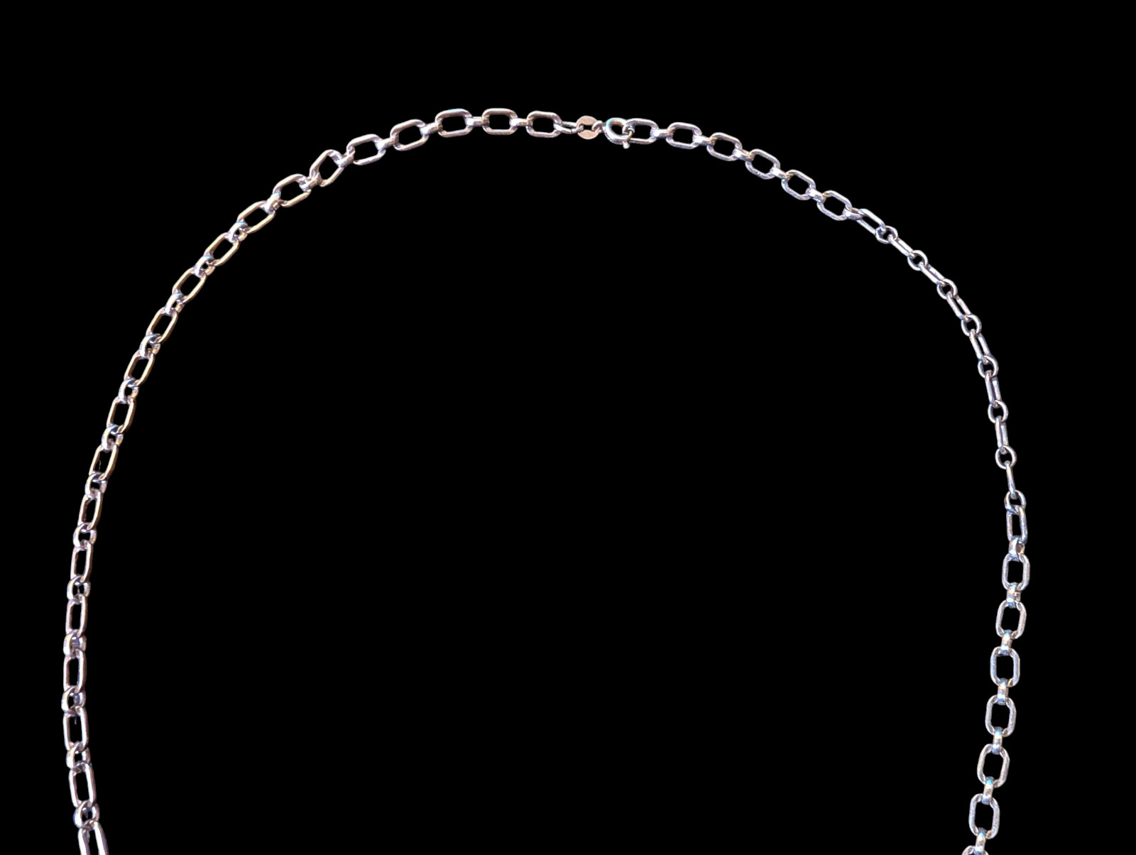 925 Sterling Silver Chain Link 23.5″ 4.2mm Wide Necklace