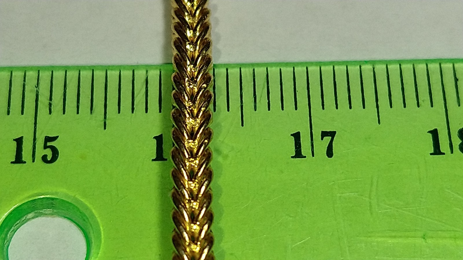 23k gold franco chain necklace 15.22 grams – 20.75″