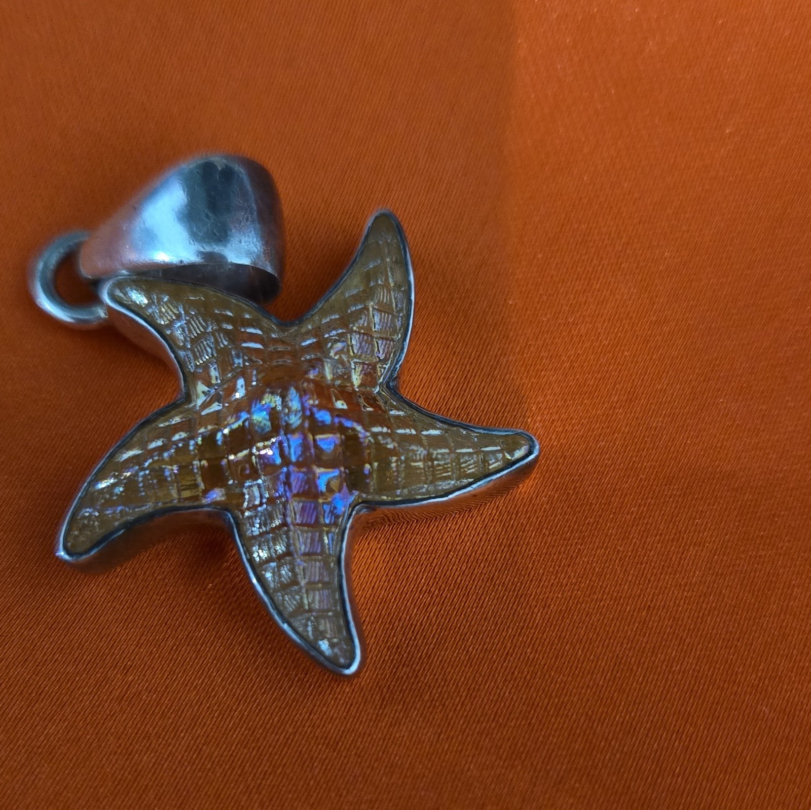 Charles Albert Silver Starfish Nature Animals Pendant Charm Necklace