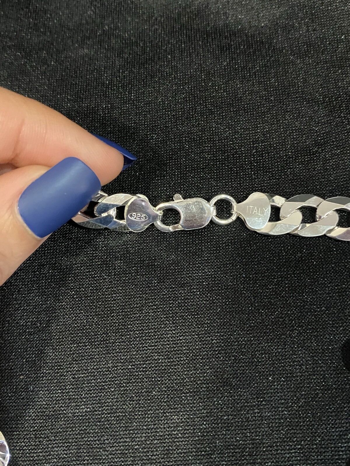 .925 Sterling Silver Men’s Male Womens Curb Cuban Link Chain Necklace 28″ LONG