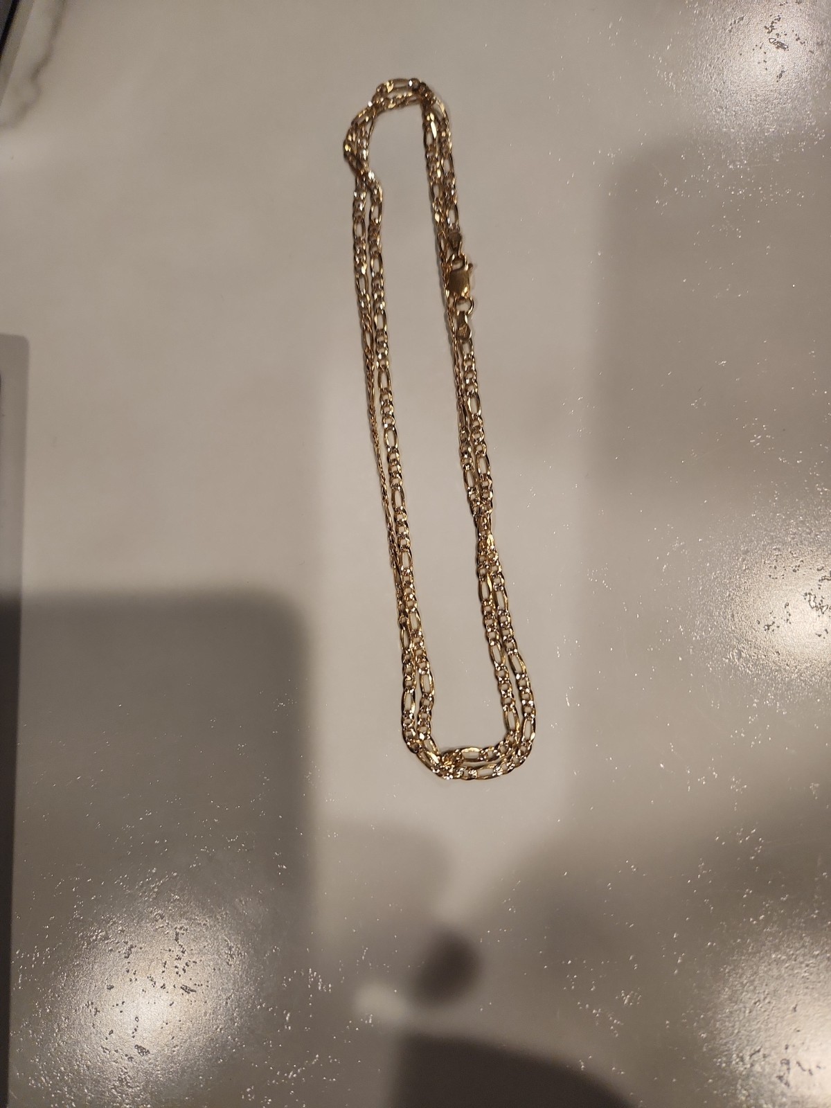 925 Sterling Silver figaro chain 24″ 2.5mm 6g. Made In Italy 🇮🇹