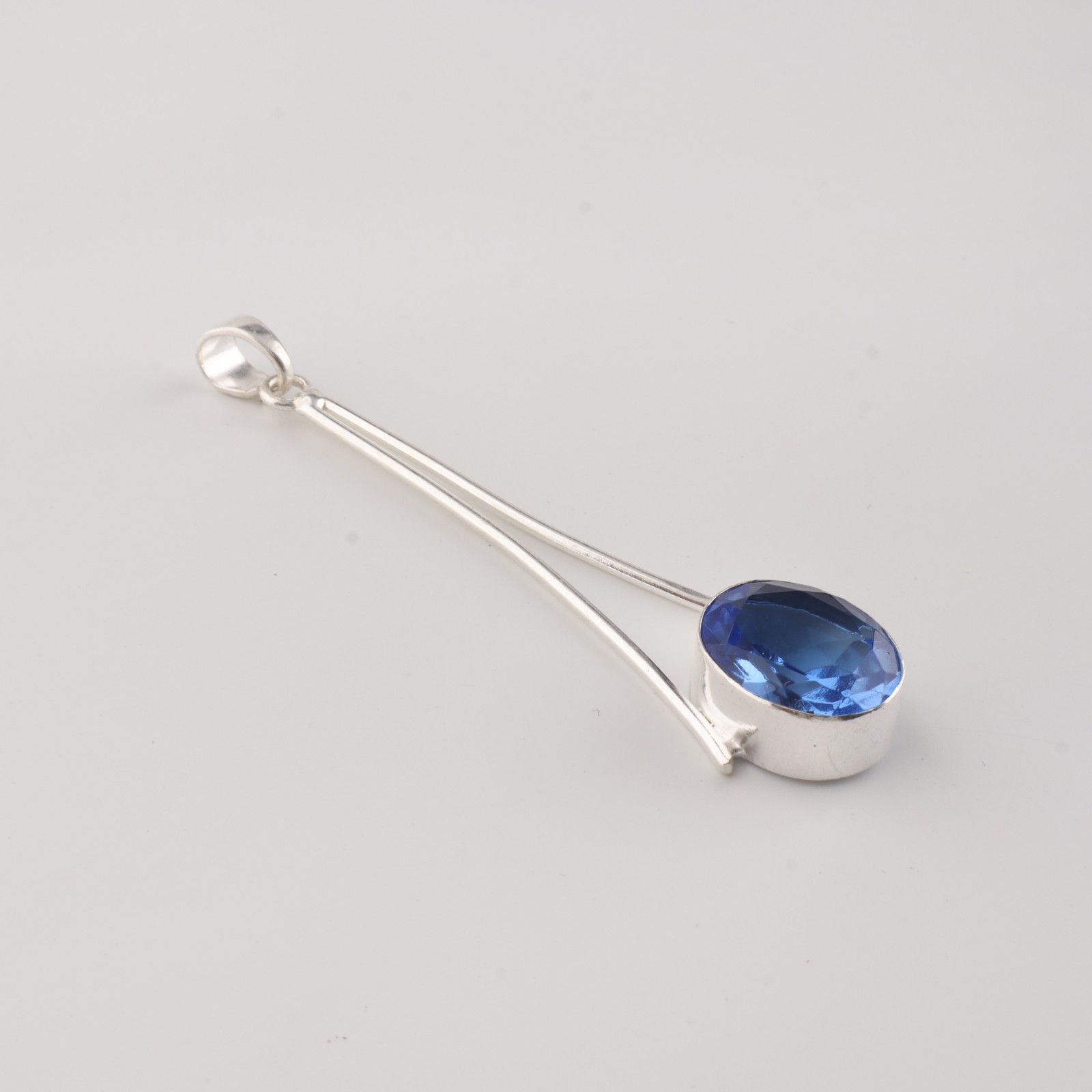 Tanzanite Gemstone 925 Sterling Silver Jewelry Handmade Pendant Birthday Gift