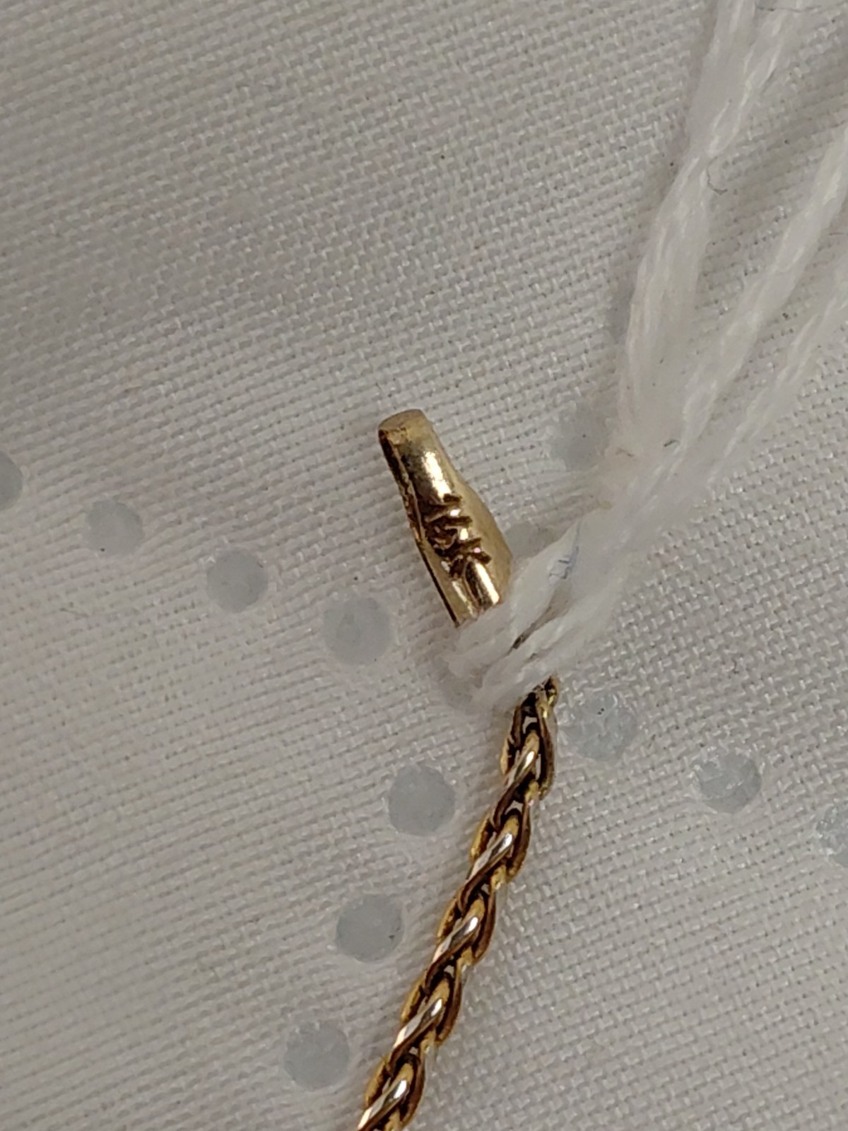 Solid 14K Yellow Gold Twisted Box Link Chain Necklace, 18” , 4.6 g ,