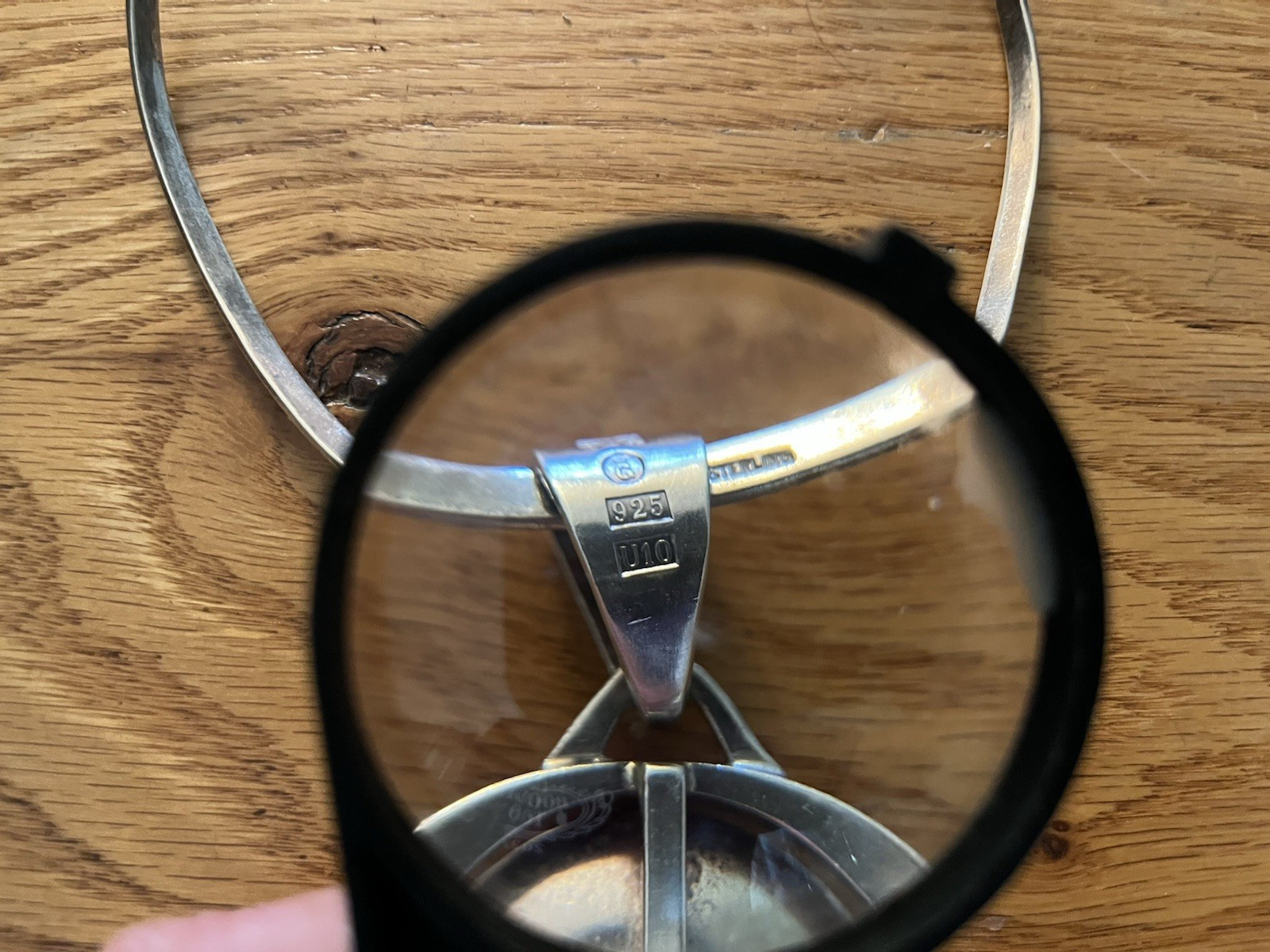 Sven-Erik Högberg Pendant Collar Necklace-1960’s -57 g .925 SGND Made in Sweden