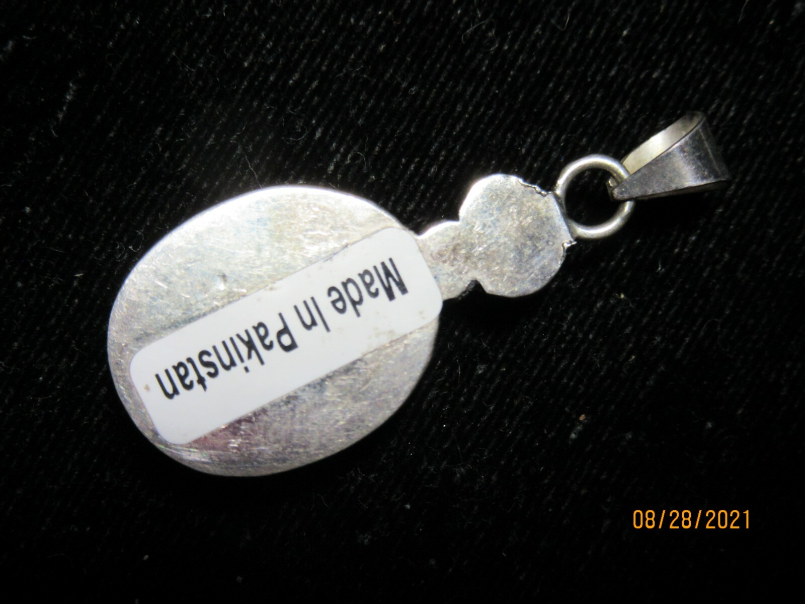 Natural Rhodochrosite 925 Sterling Silver Pendant Jewelry US seller RSP-2
