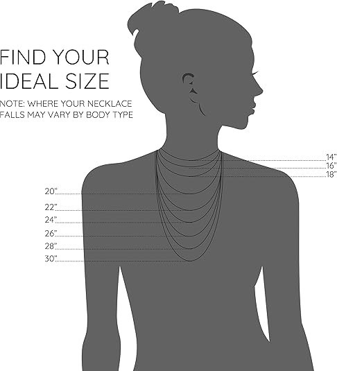 24K White Gold Box Chain Necklace – Thin, Dainty, White Gold Plated Stainless St