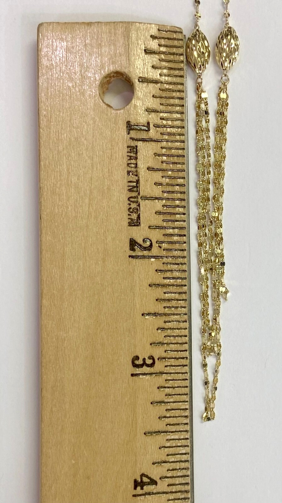 HSN Michael Anthony Solid 10K Yellow Gold Grand Mirror Chain 20″ Necklace