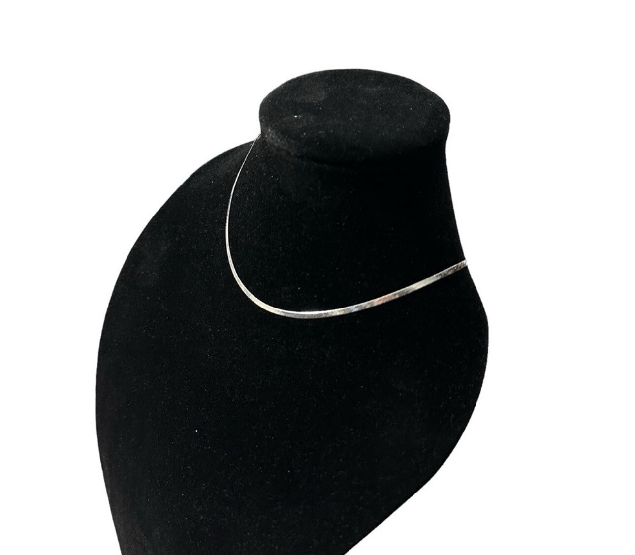 925 Italy Unisex Solid Sterling Silver Herringbone Chain 3 mm Necklace 18” 4.19g