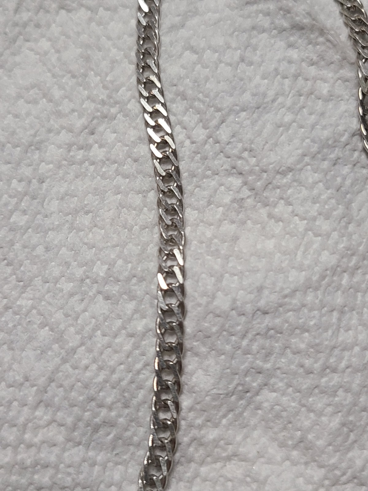 .925 Curb Link Made In Italy 7 Inch Bracelet And 24 Inch Chain. 22 Grams Total