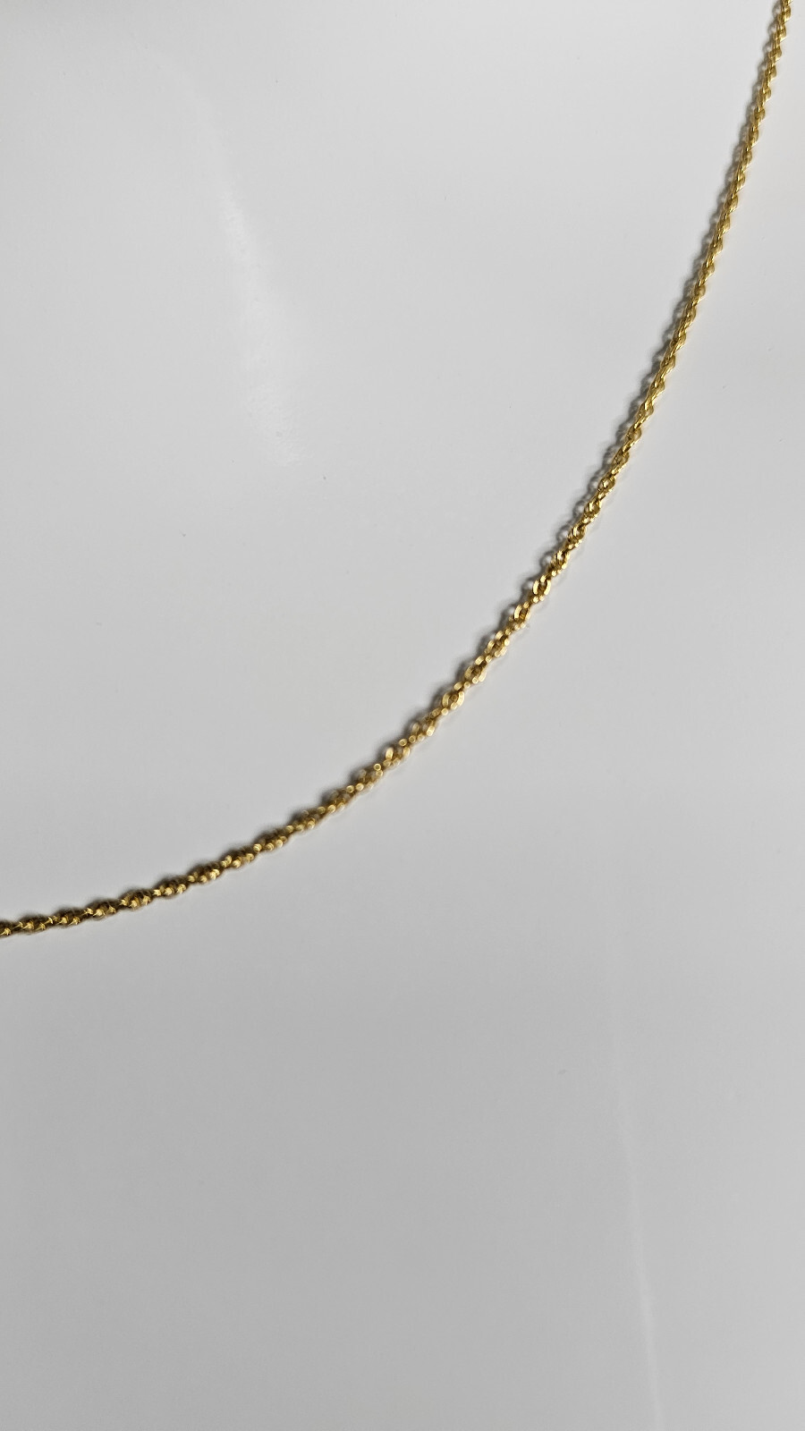 14K Yellow Gold 18″ Link Necklace 1.22 Grams Estate Clean Nice!