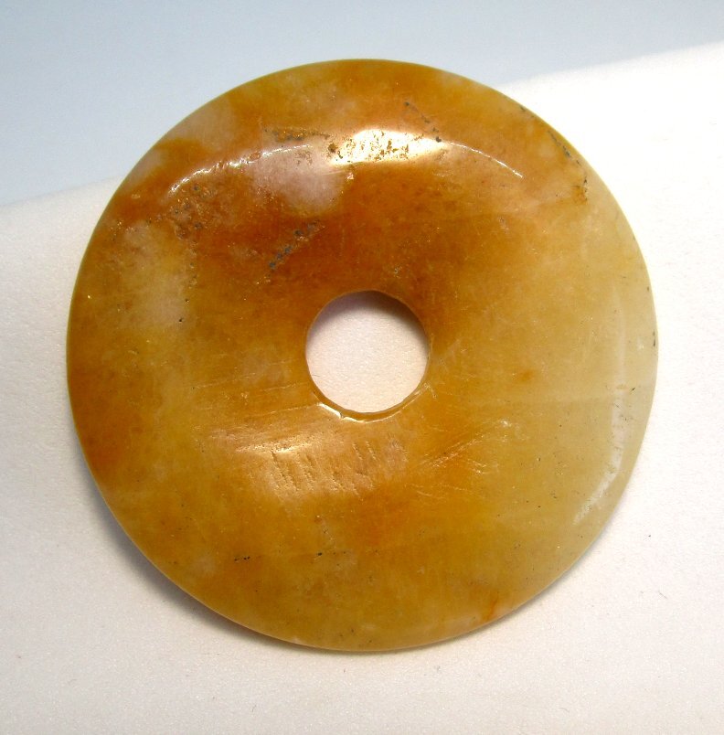 Mutton Jade Bi-Disc 12.4 grams 1 1/2” diameter lot 46r5
