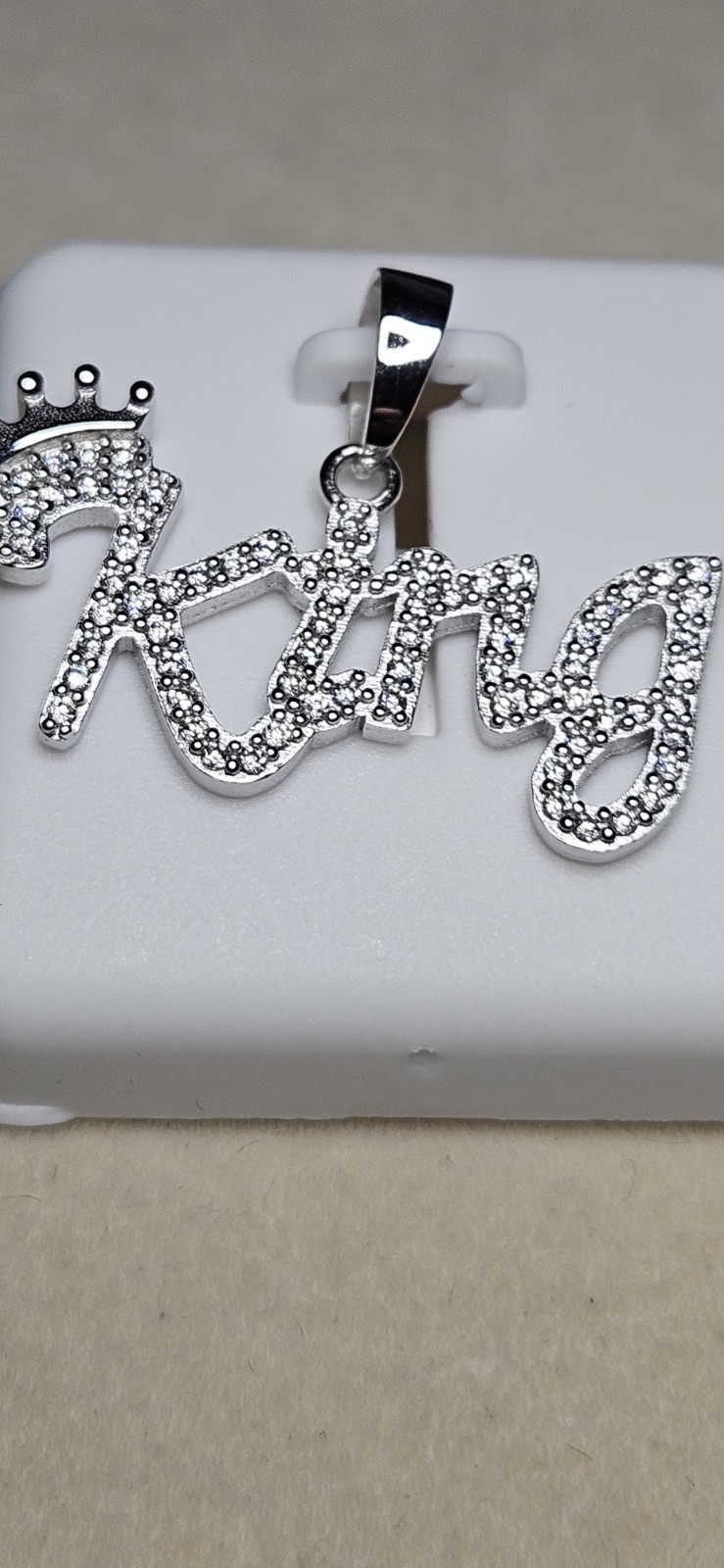 Moissanite Sterling Silver King Pendant 1.50ctw