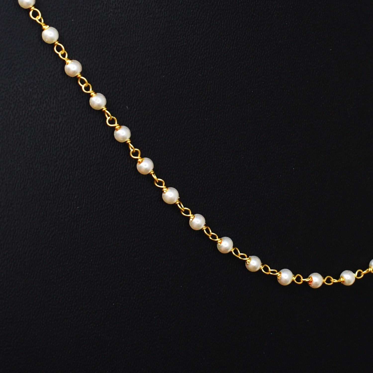 Very Attractive Fresh Water Pearl 5.00 Gms Shinning Beaded Necklace RK 20 AZ8