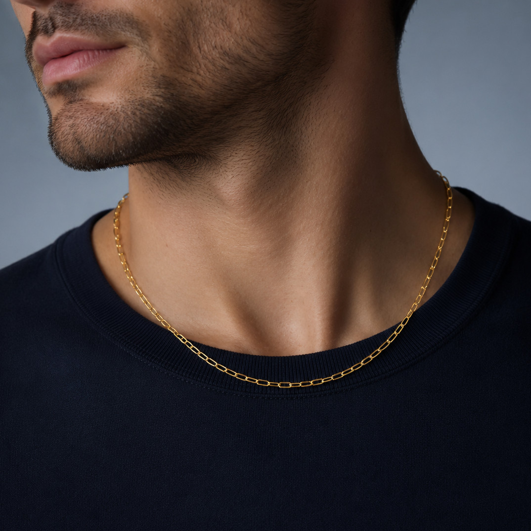 14/20 Gold Filled Paperclip Chain Necklace – 2.8mm