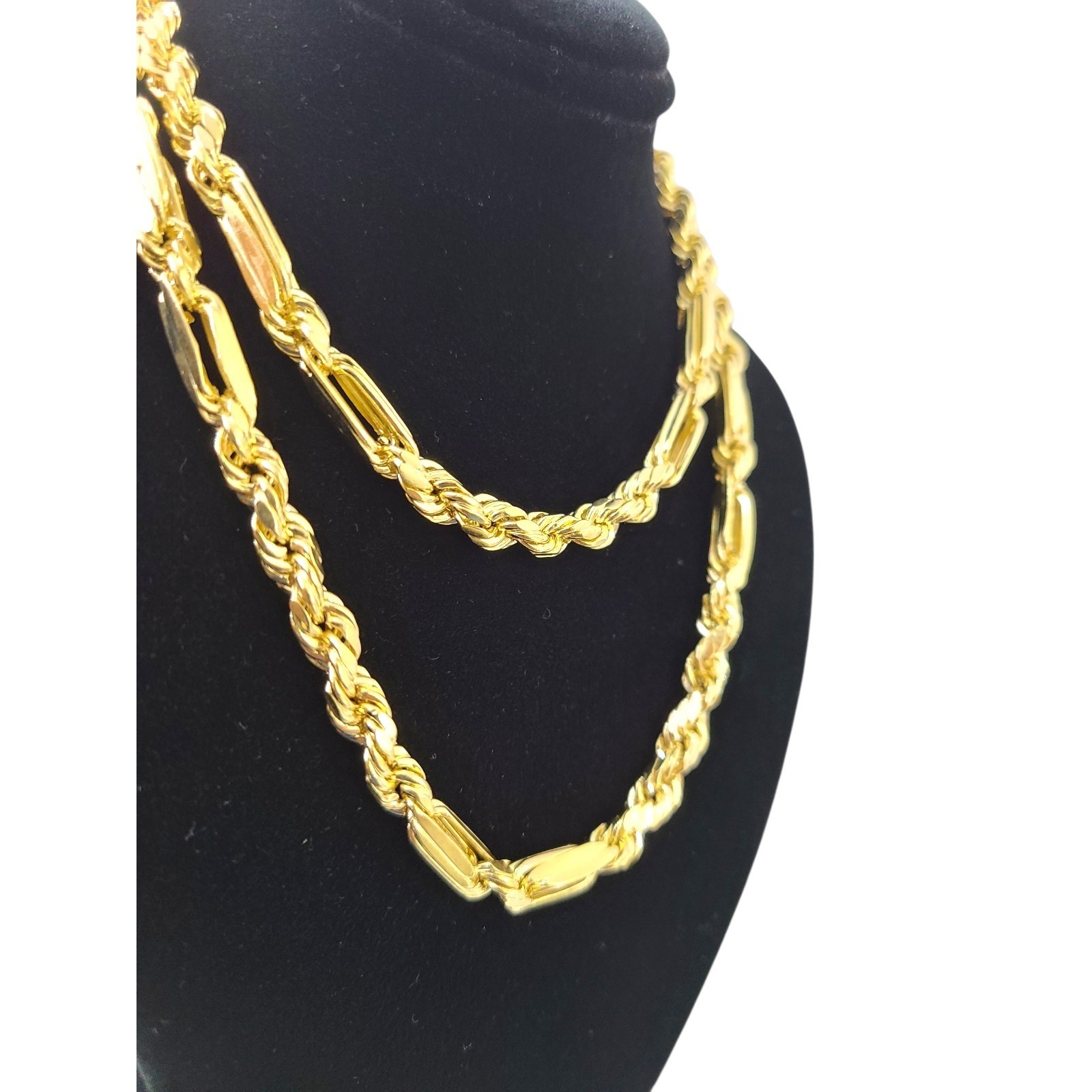 Real 14k Milano Rope Chain Necklace Yellow Gold 6mm 18″-30″ Genuine Men Women