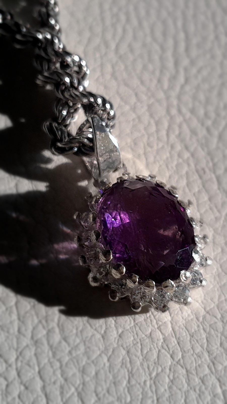 Amethyst Pendant For Women.