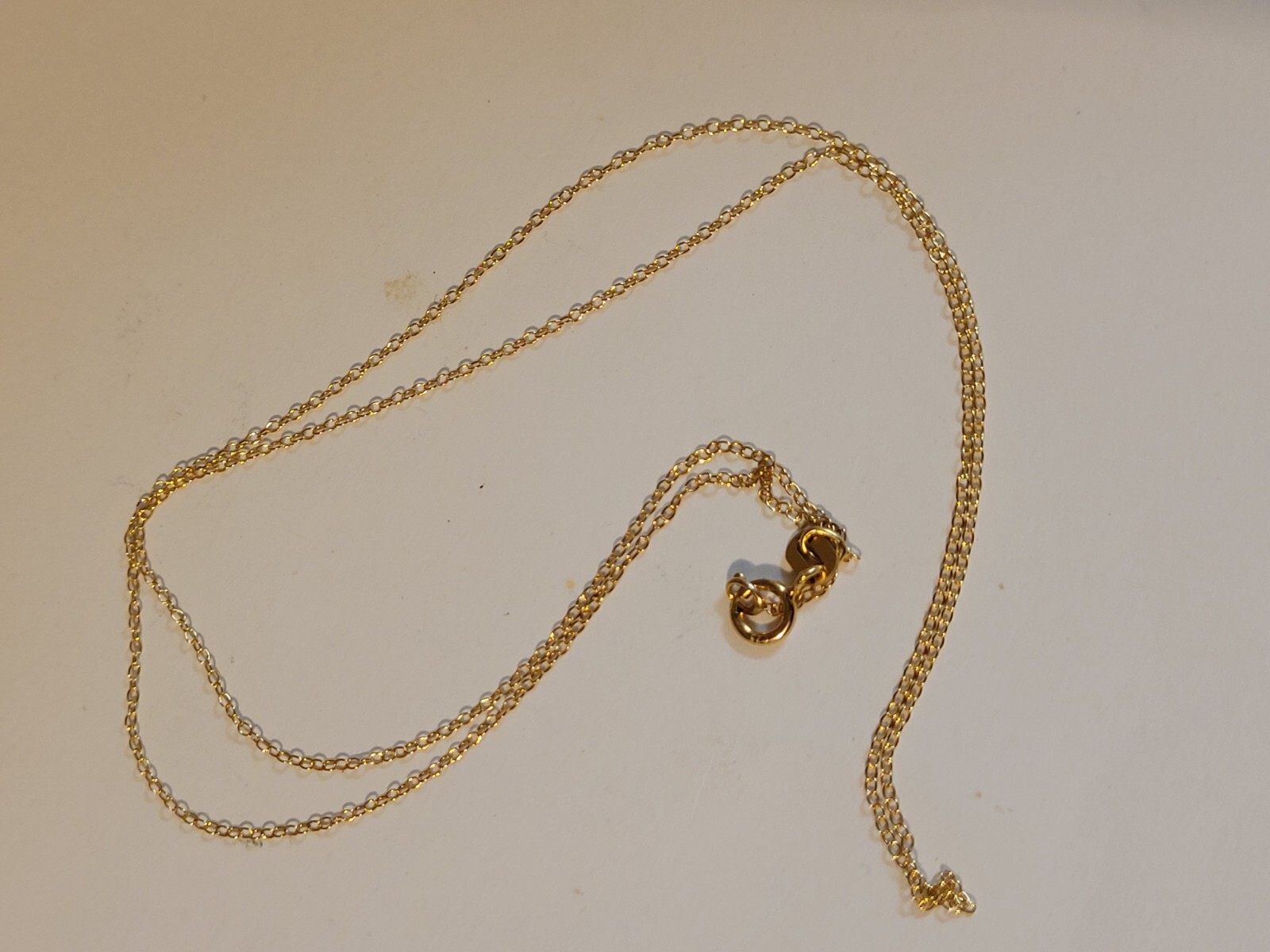 Goldtone Sterling Silver Fine 18″ Necklace Upgrade