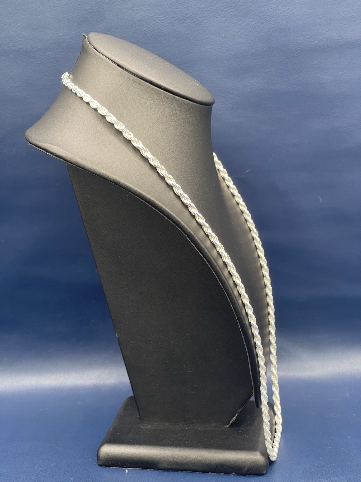925 Sterling Silver Italian 28 inch Rope Chain 4 MM Lobster Clasp *41.2 GRAMS