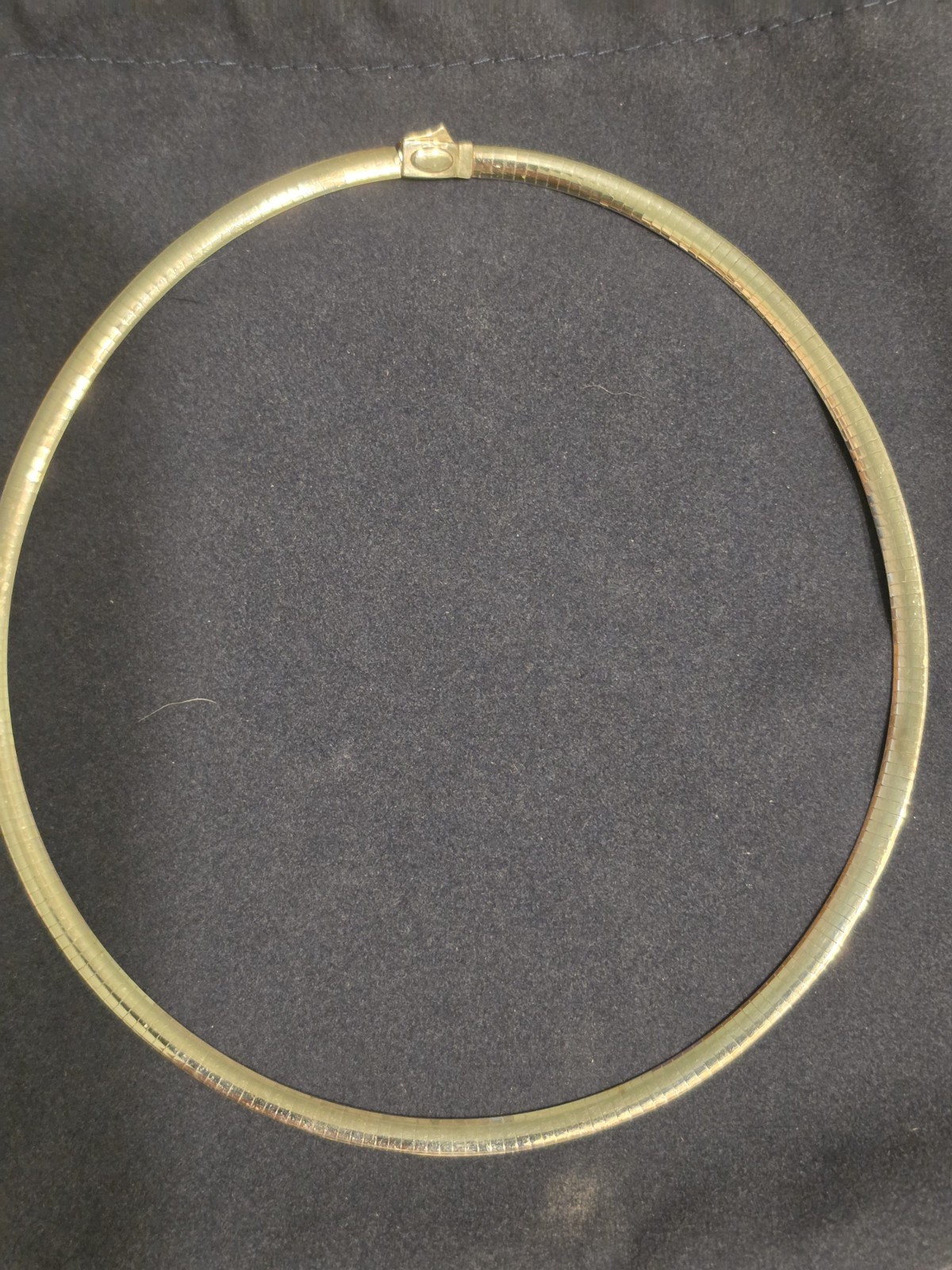 omega chain 14kt yellow gold a silver