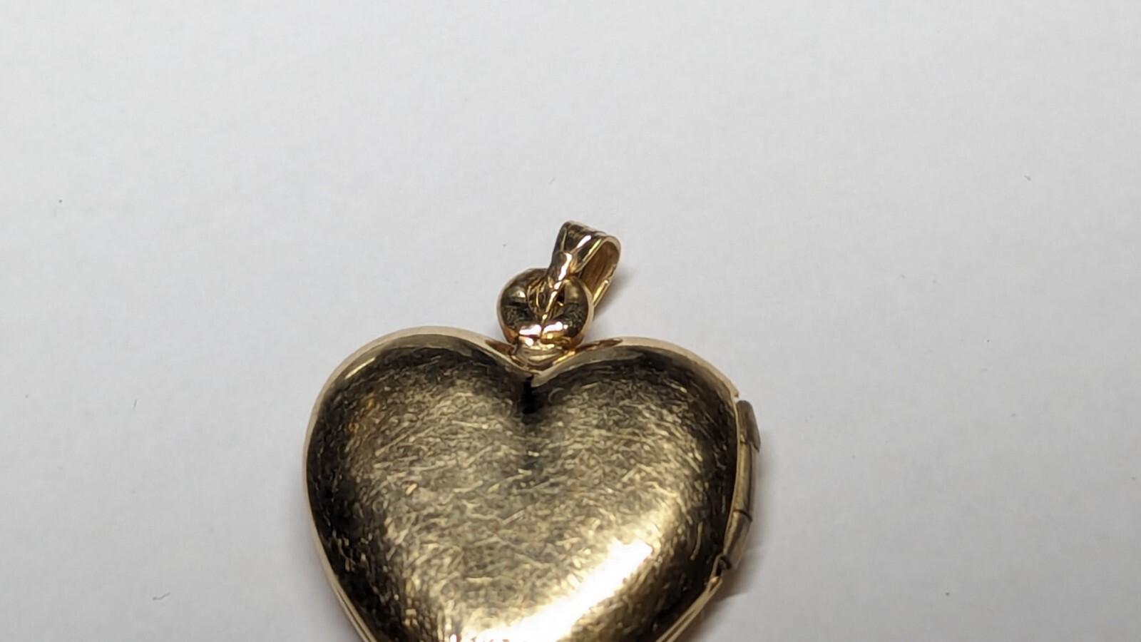 VINTAGE 14K YELLOW GOLD HEART PHOTO LOCKET ROSE HALLMARKED SIGNED 14K TK TRU-KAY