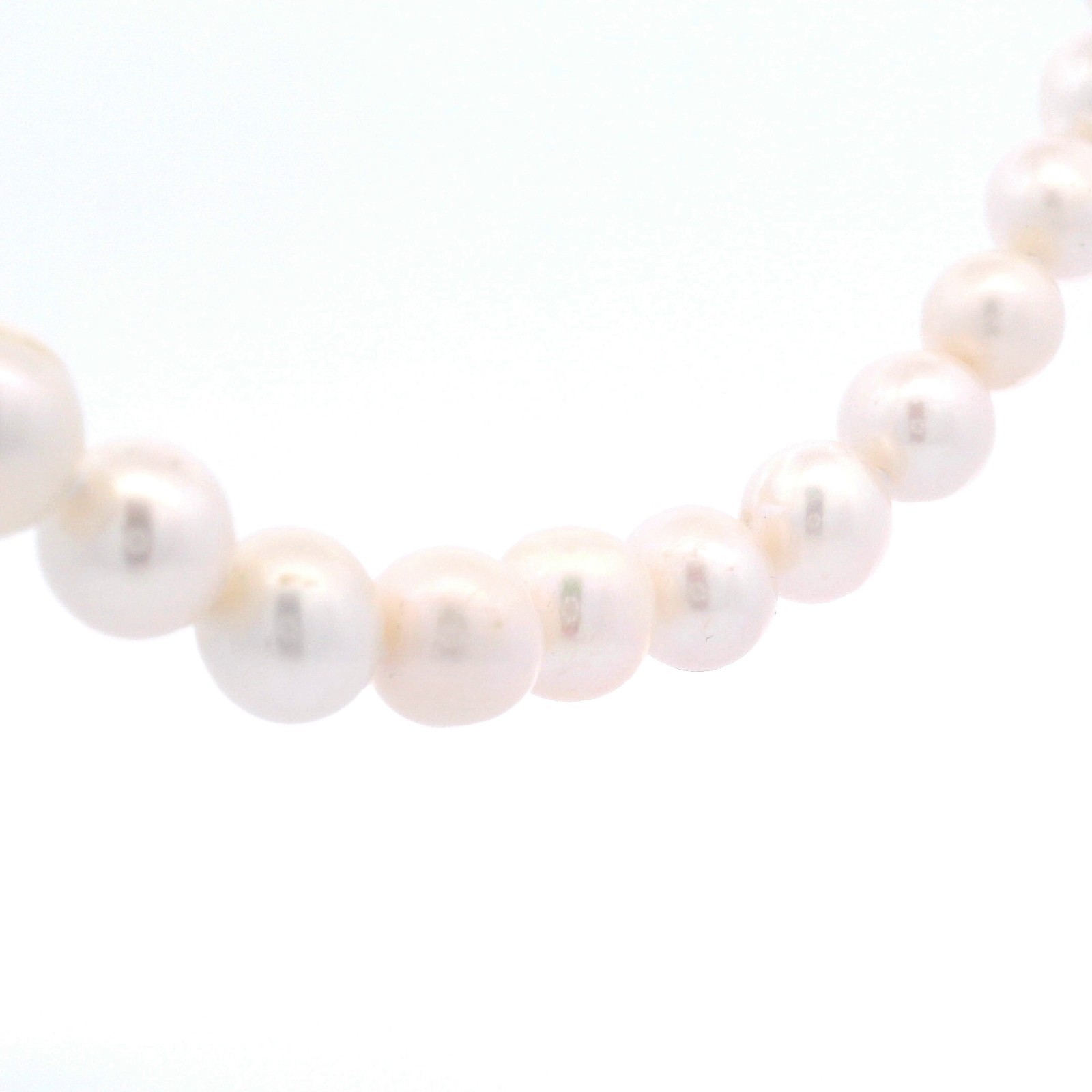 NWT EFFY 18″ 7.5-8.5mm Cultured Pearl Strand Necklace 925 Retail $200