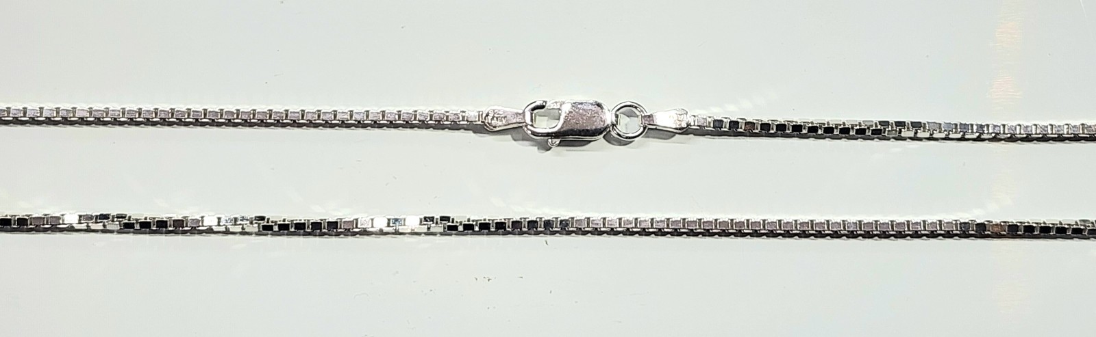 Box Chain Necklace 1.5 mm thick Real 925 Sterling Silver All sizes