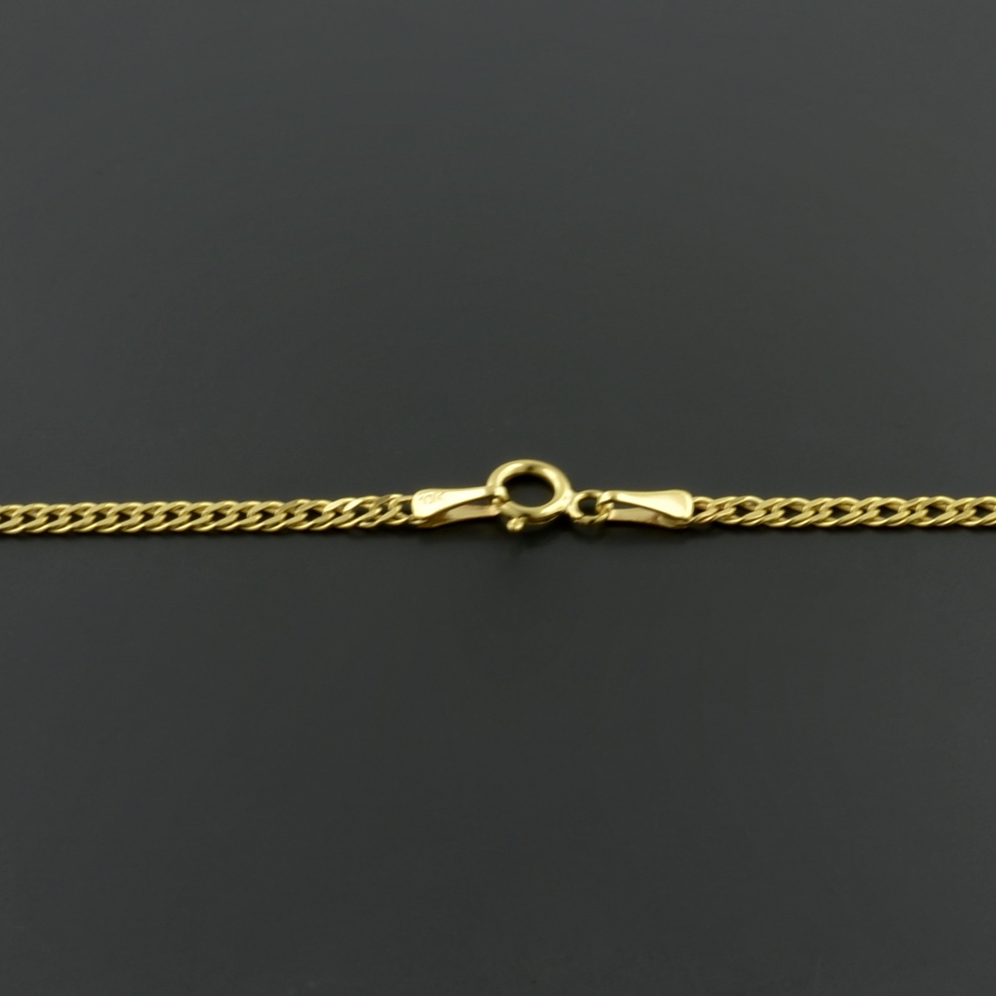 10K YELLOW GOLD 2.0MM DOUBLE CURB LINK 16″, 18″ or 20″ PENDANT CHAIN NECKLACE