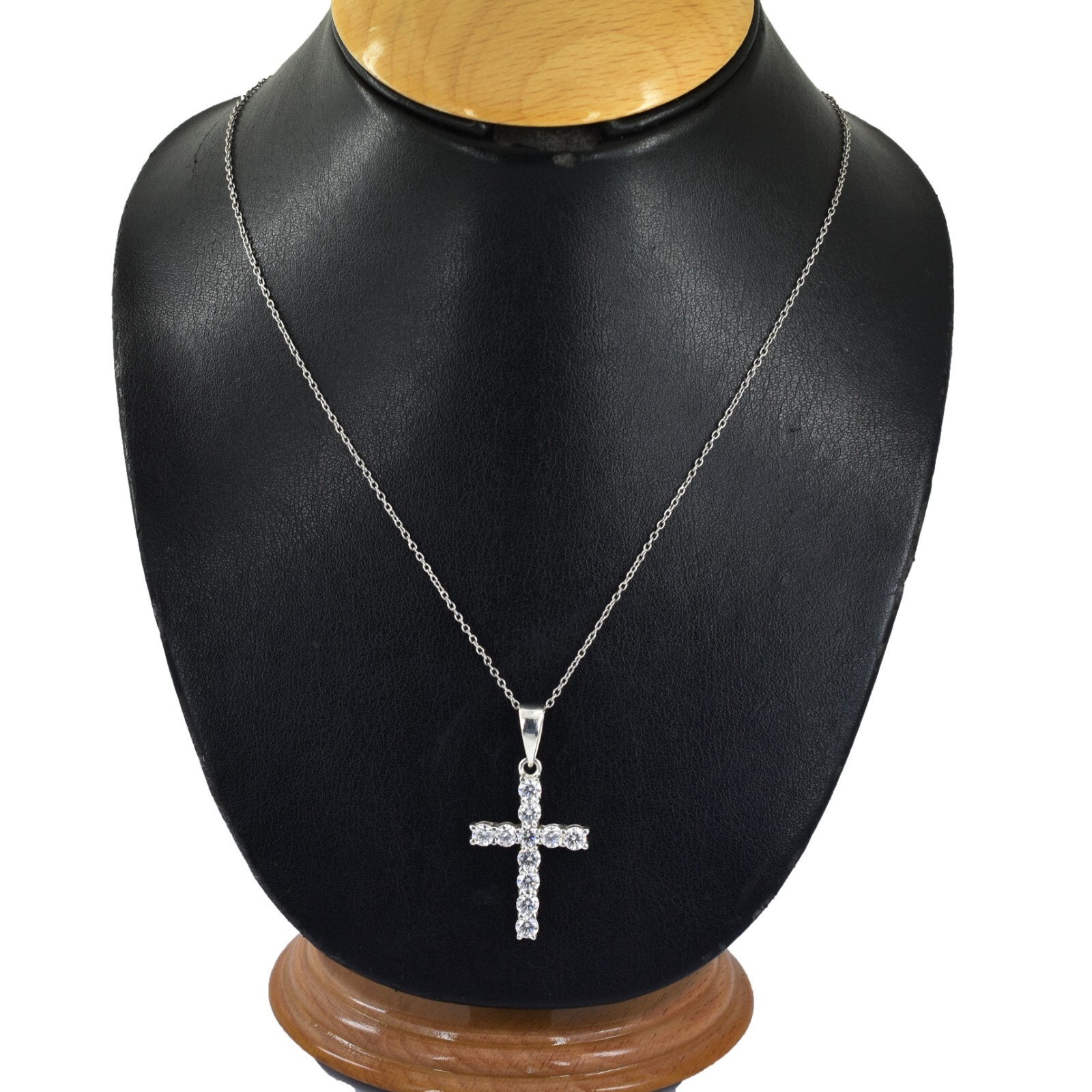 Gorgeous 5.00 Ct Certified Diamond Cross Pendant, Unisex Gift. VIDEO