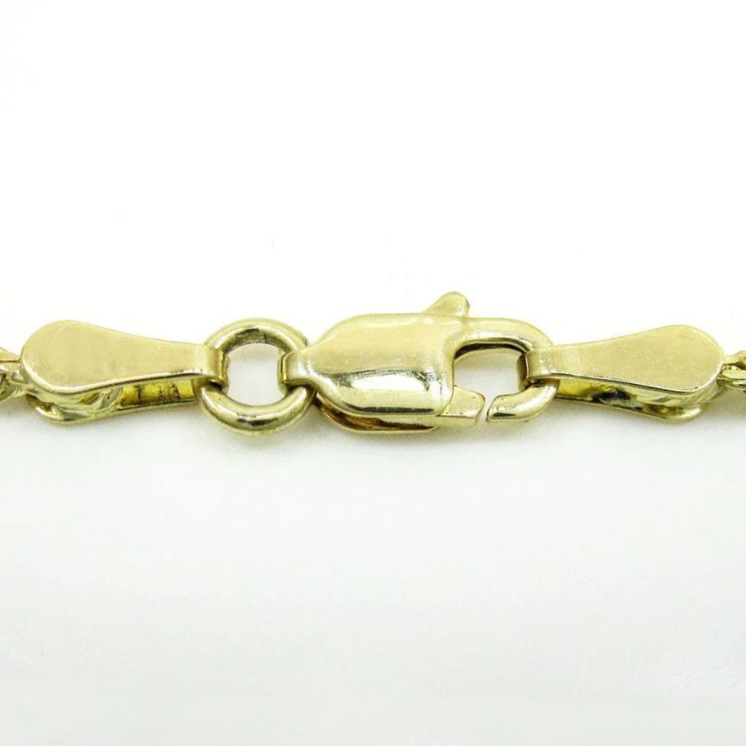 10K Solid Yellow Gold Necklace Gold Rope Chain 16″ 18″ 20″ 22″ 24″ 26″ 28″ 30″