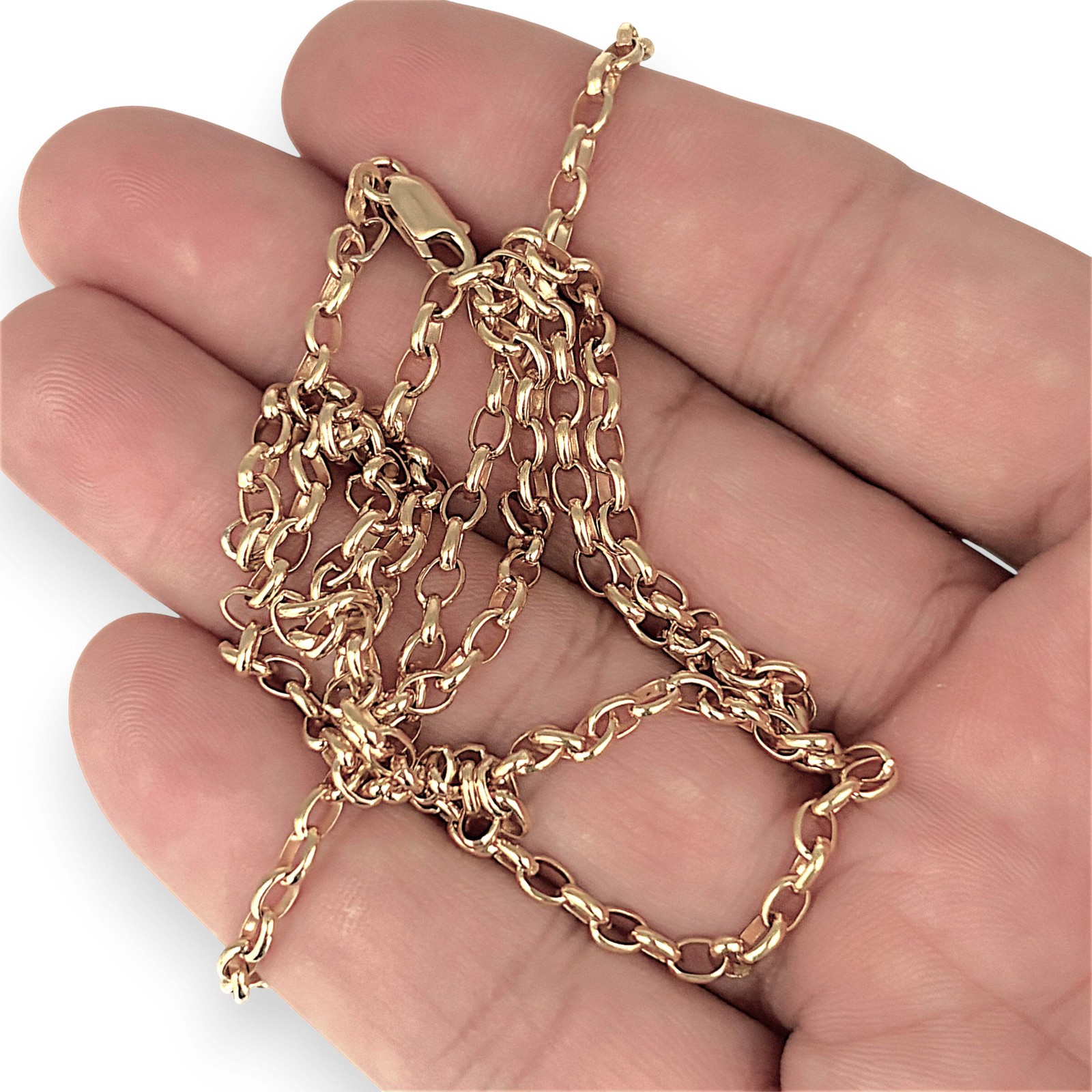 NZGD | 9ct Gold Classic Belcher Refurbished Chain 70cm