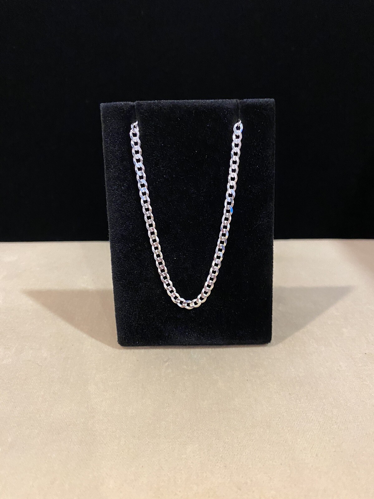 925 Sterling Silver Curb Cuban Link Chain Necklace 16 18 20 22 24 26 28 30