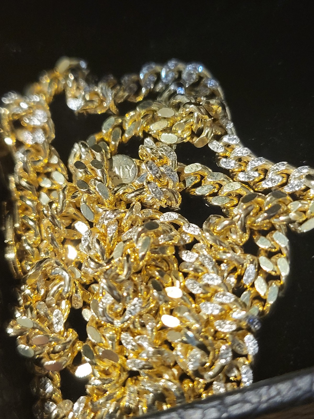 18″ Gorgeous 14k Vermiel On 925 Silver DIAMOND CUT 💎 3mm GORGEOUS 🇮🇹 ITALIAN
