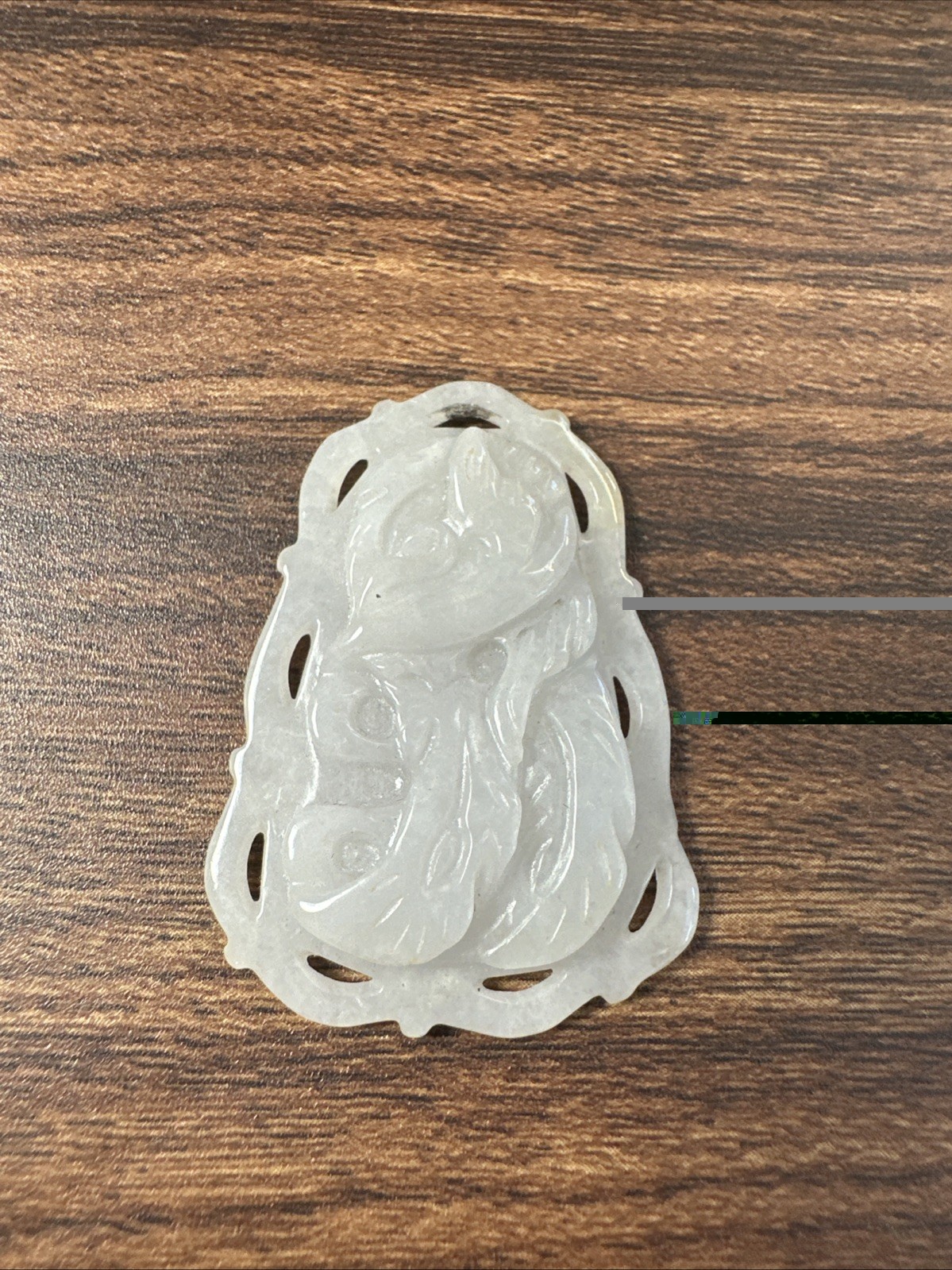 Natural Jadeite white Jade Pedant