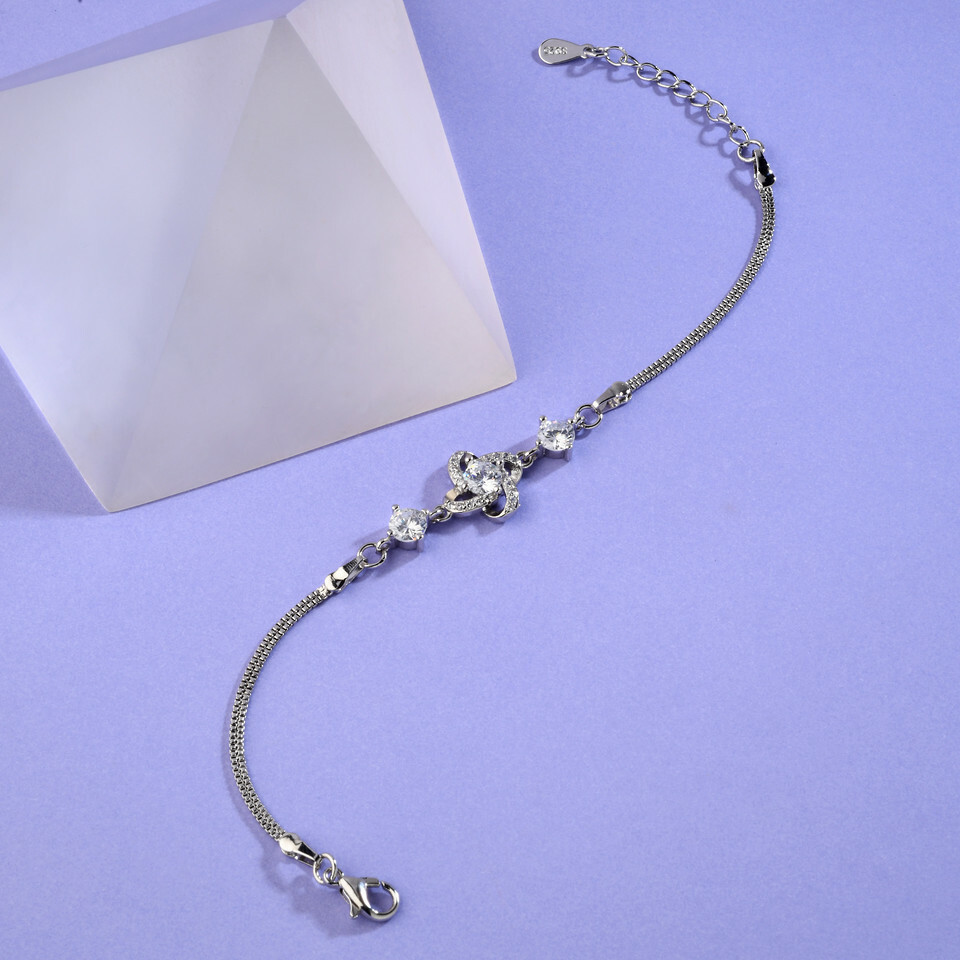 Dainty Sterling Silver Bracelets for Women – Teen Girls and Adults – Brand New