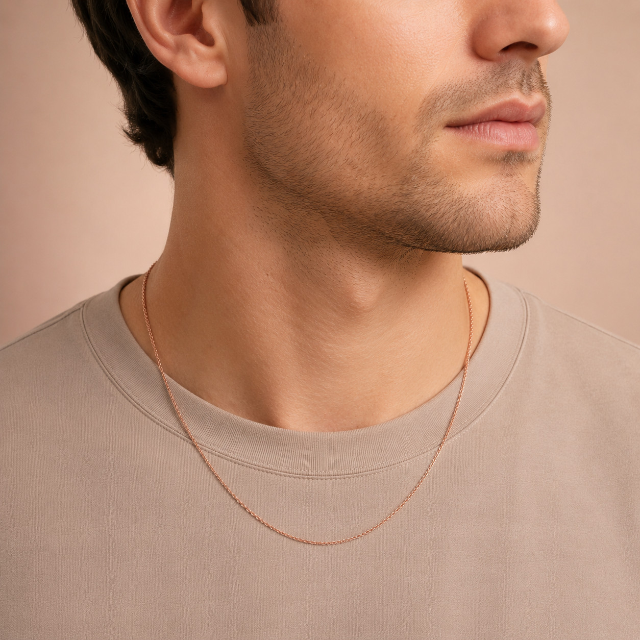 14/20 Pink Gold Filled 020 Rolo Chain Necklace – 1mm