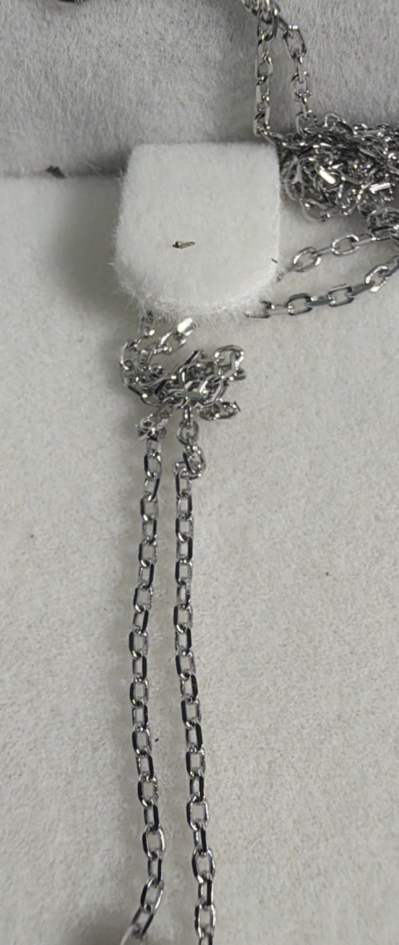 KRKC .5CT Moissanite .925 Sterling Necklace w/ GRA Report