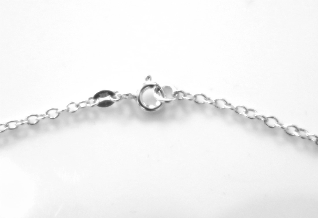 12mm Sterling Silver Karma Necklace Eternity Infinity Circle Ring Chain Handmade