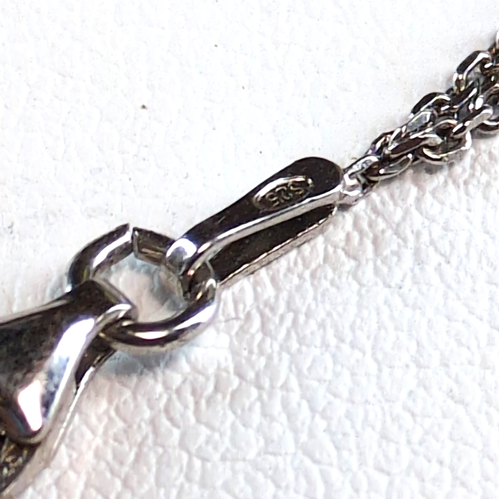 Vintage 925 Sterling Silver Double Strand Layered Cable Chain Necklace 17″ Italy