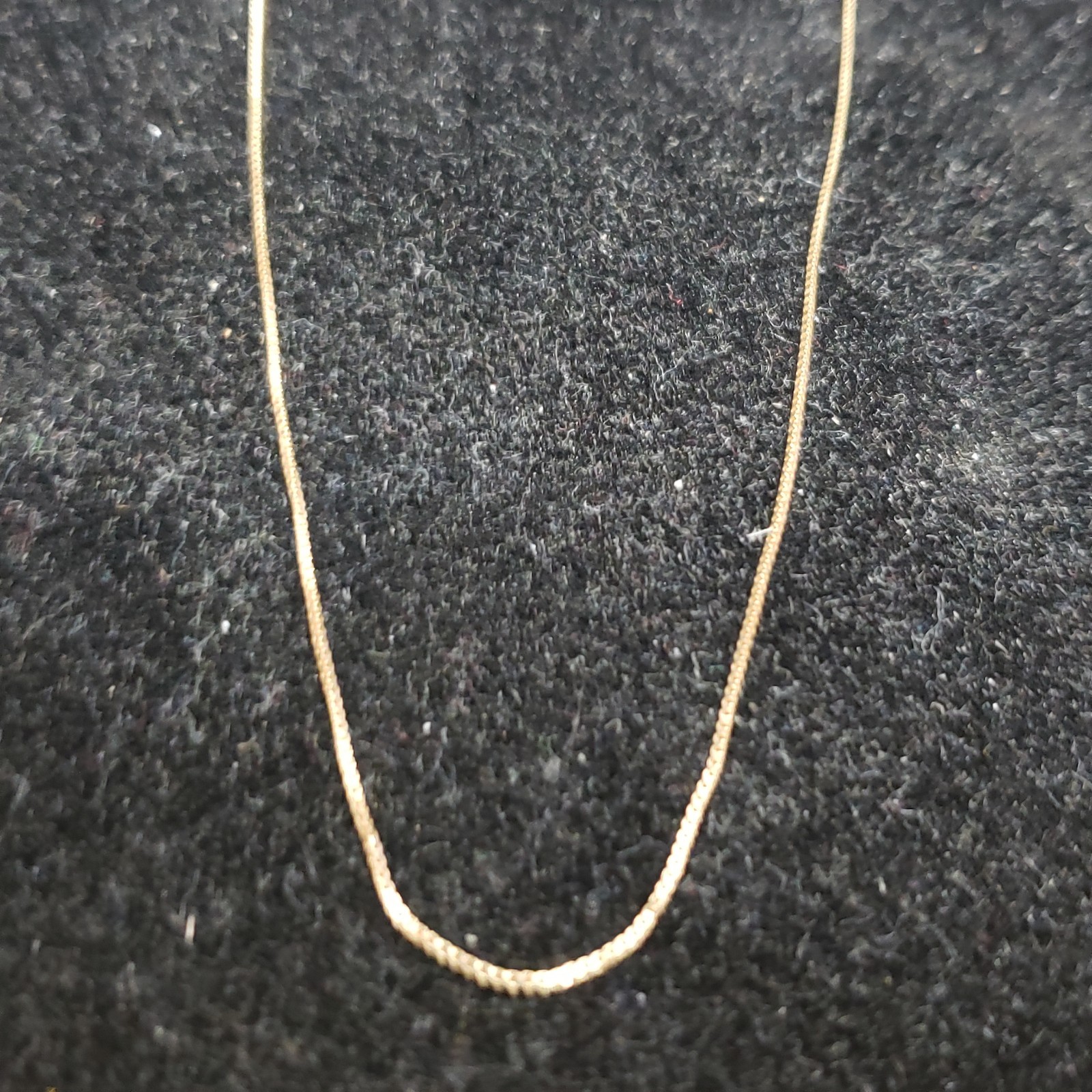 14 Kt Gold Box Link Chain 18″