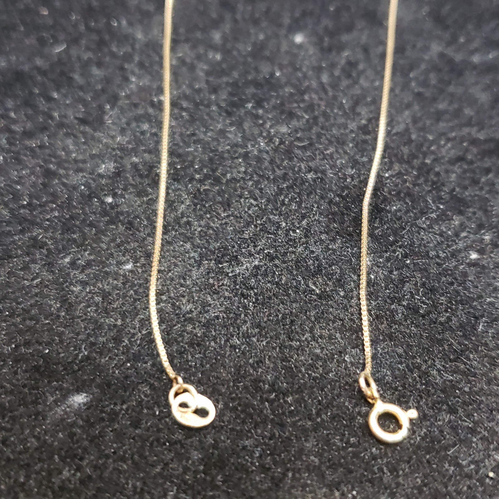 14 Kt Gold Box Link Chain 18″