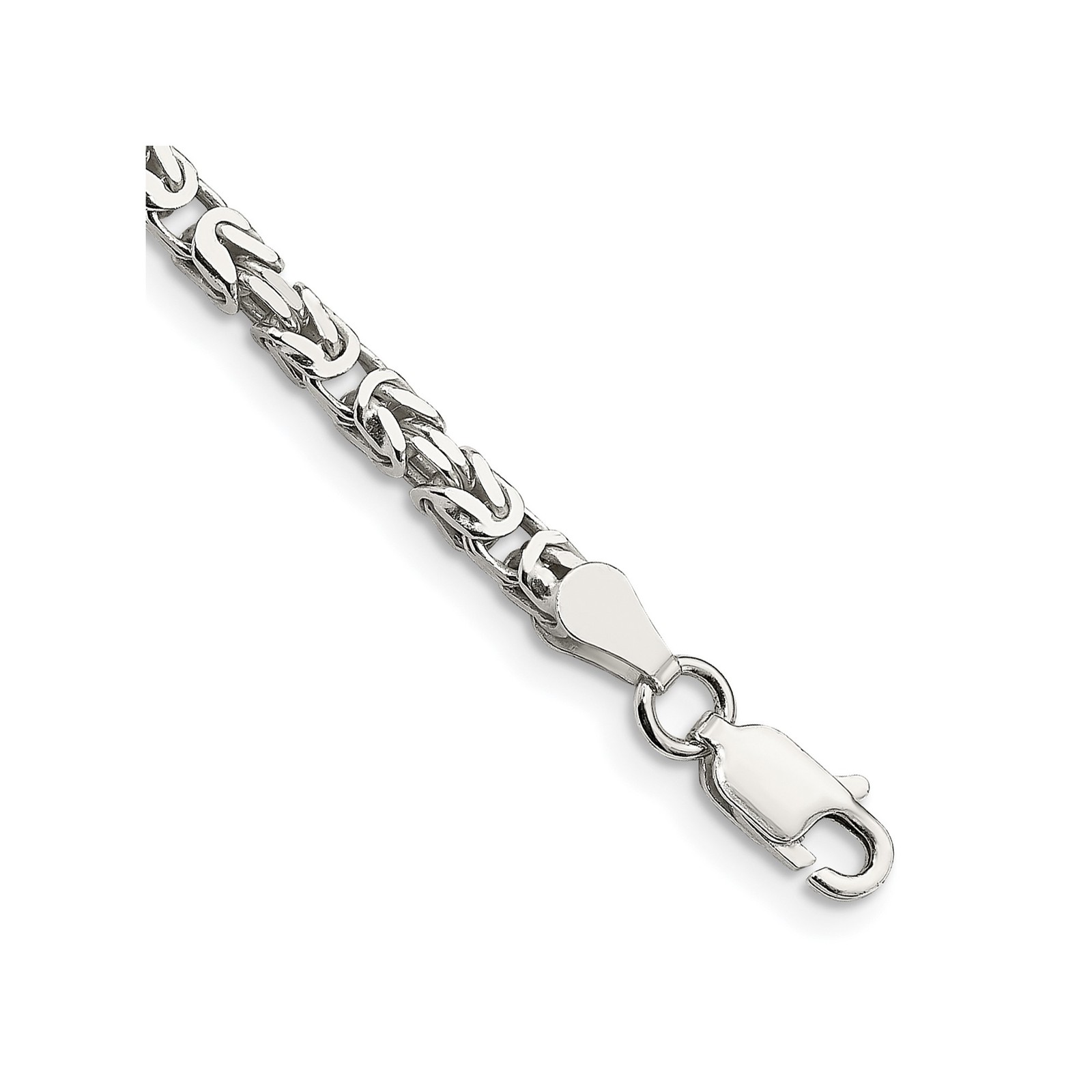 Sterling Silver Byzantine 2.5-8.25mm 7-30″