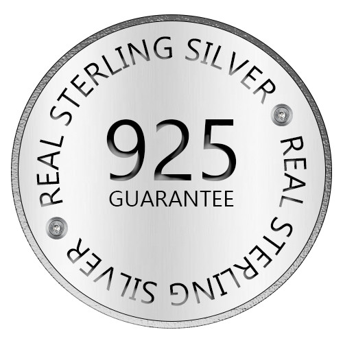 Key Pendant 925 Sterling Silver 5A Cubic Zirconia Women Necklace Jewellery Gift