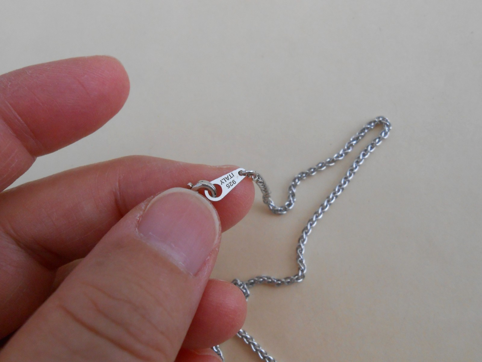 EFFY Sterling Silver 2mm Spiga/Wheat Chain Necklace 18″